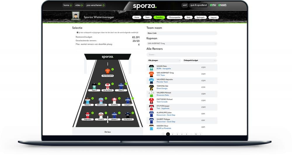 Fan Arena Fantasy Software Example